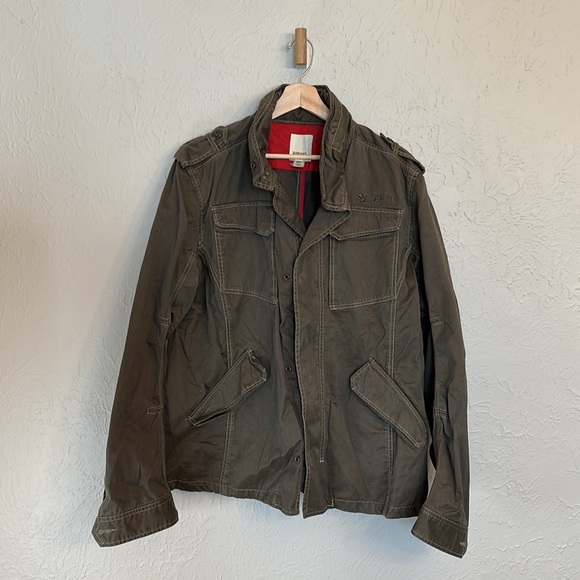 Diesel Jackets & Coats Diesel Army Green Utility Jacket Poshmark